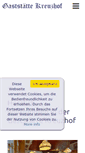 Mobile Screenshot of kreuzhof-eschenried.de
